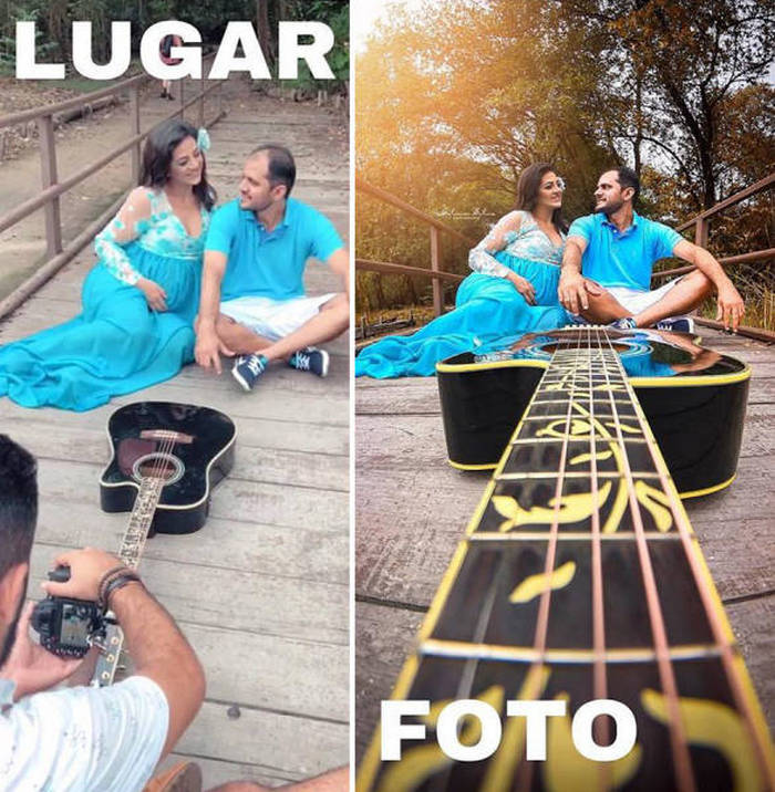 Há uma grande diferença entre uma foto e um lugar onde ela foi tirada (46 fotos) 22