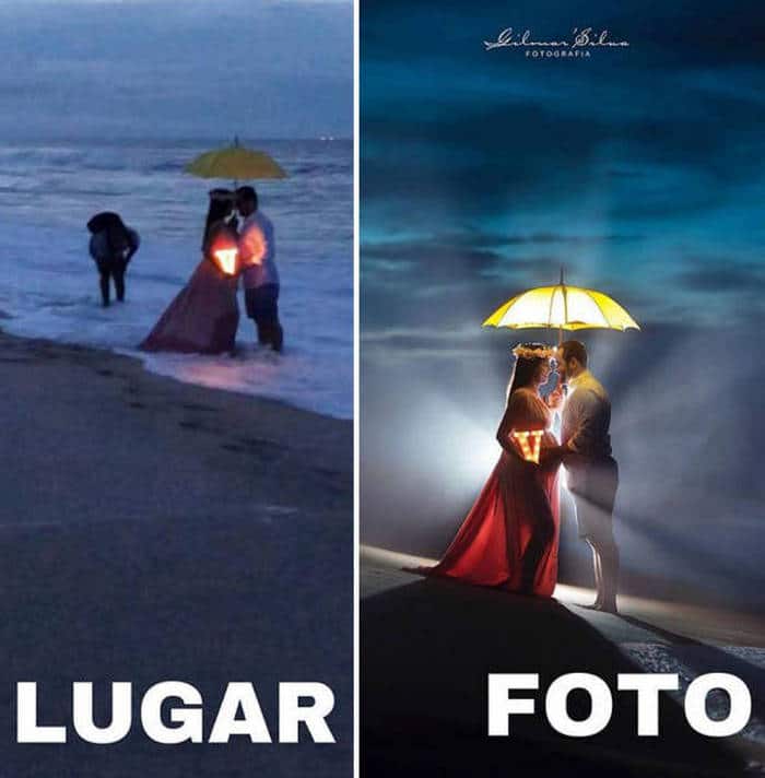 Há uma grande diferença entre uma foto e um lugar onde ela foi tirada (46 fotos) 23