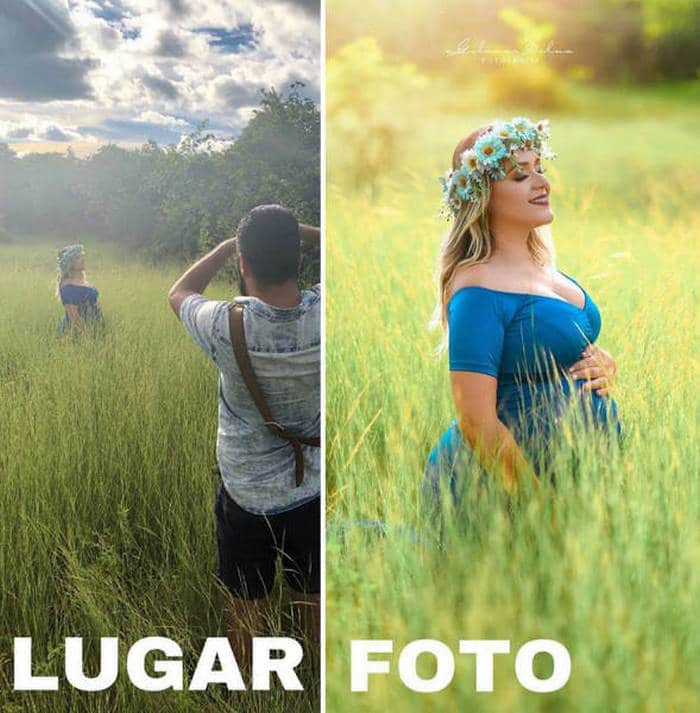 Há uma grande diferença entre uma foto e um lugar onde ela foi tirada (46 fotos) 24