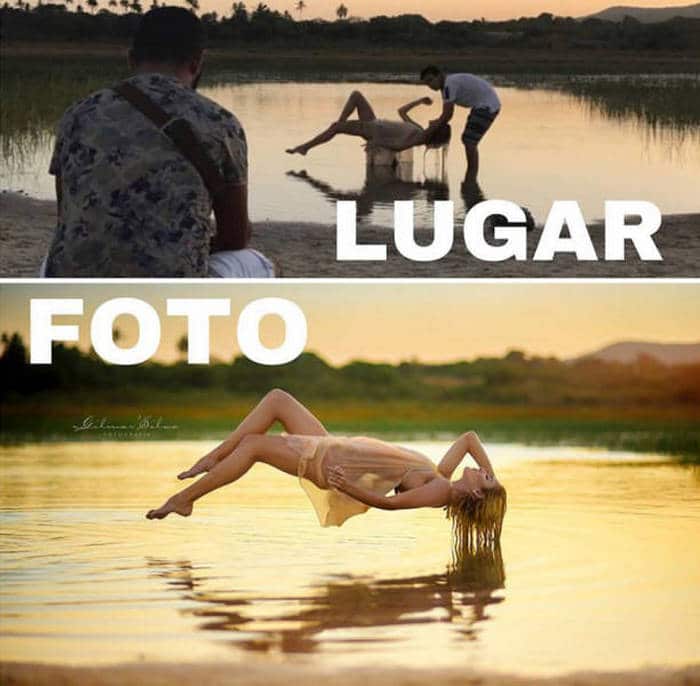Há uma grande diferença entre uma foto e um lugar onde ela foi tirada (46 fotos) 27