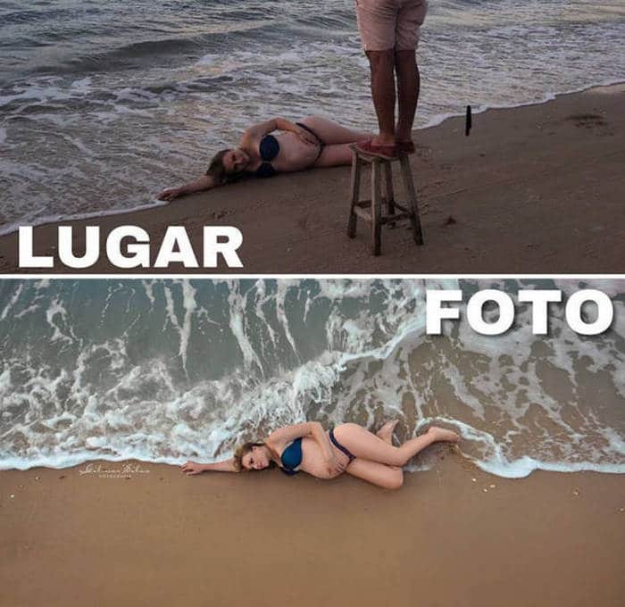 Há uma grande diferença entre uma foto e um lugar onde ela foi tirada (46 fotos) 28