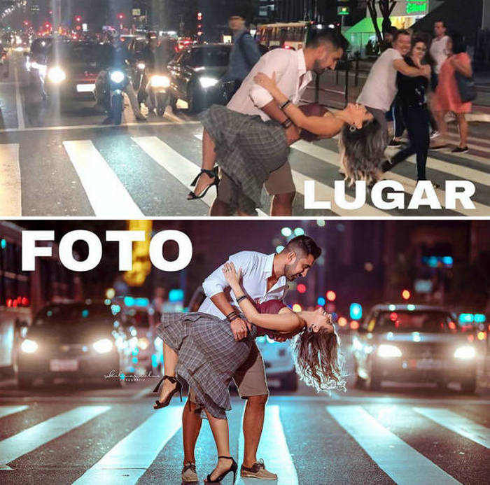 Há uma grande diferença entre uma foto e um lugar onde ela foi tirada (46 fotos) 29
