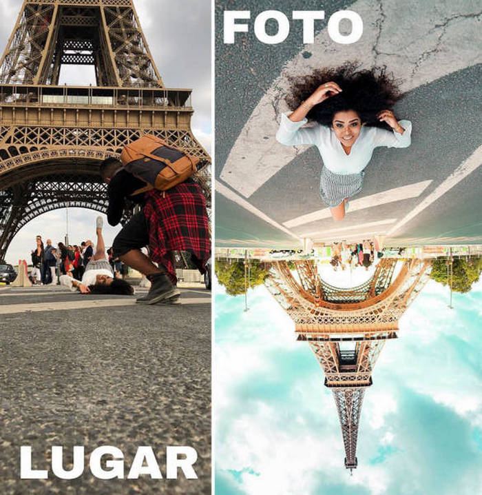 Há uma grande diferença entre uma foto e um lugar onde ela foi tirada (46 fotos) 32