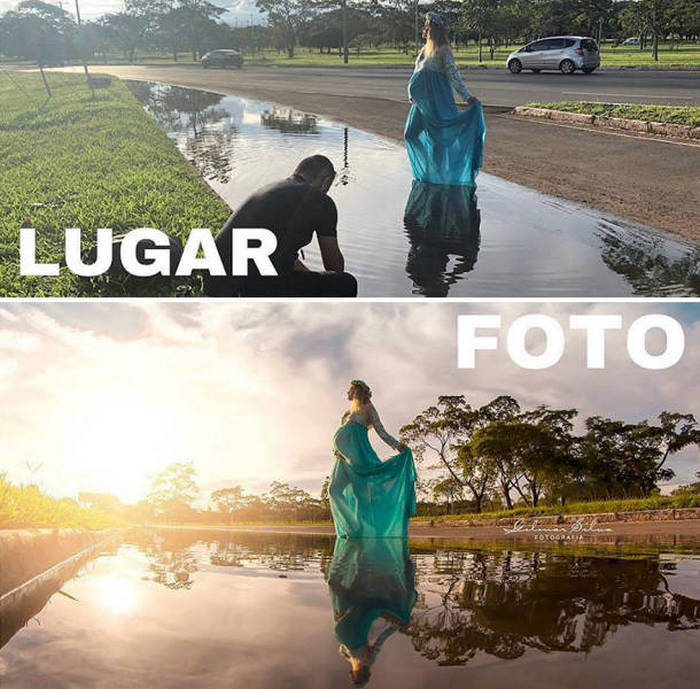 Há uma grande diferença entre uma foto e um lugar onde ela foi tirada (46 fotos) 38