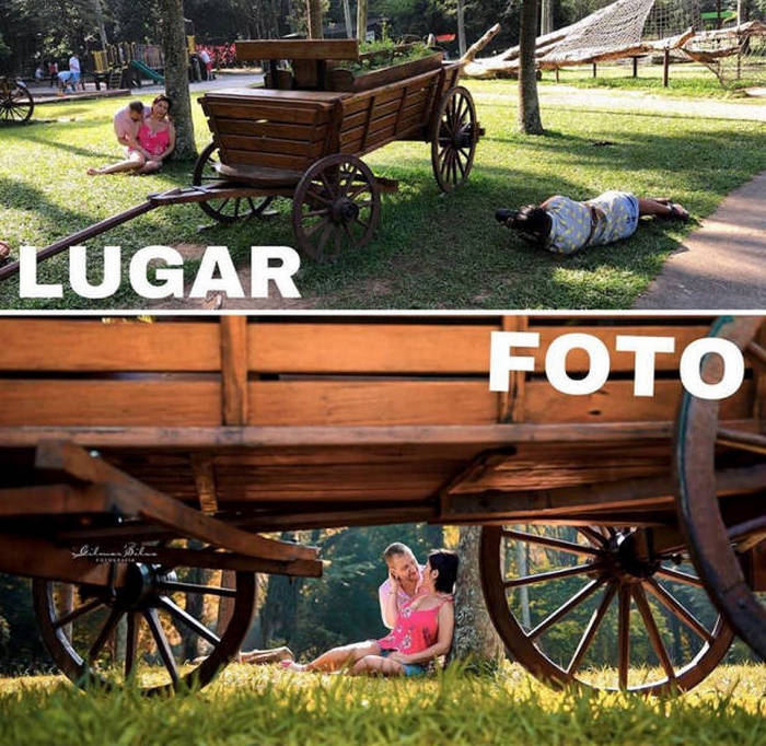 Há uma grande diferença entre uma foto e um lugar onde ela foi tirada (46 fotos) 39