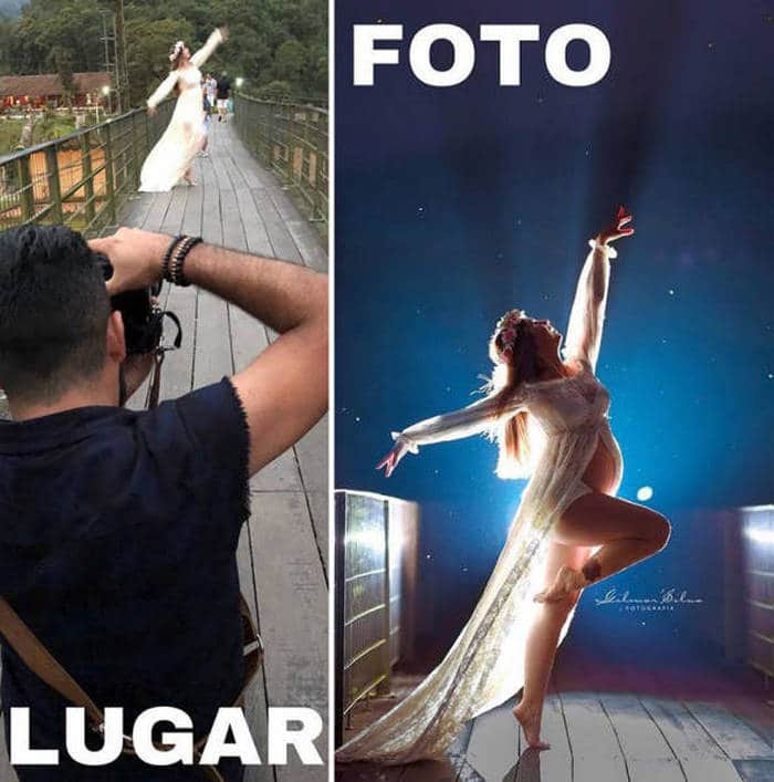 Há uma grande diferença entre uma foto e um lugar onde ela foi tirada (46 fotos) 40