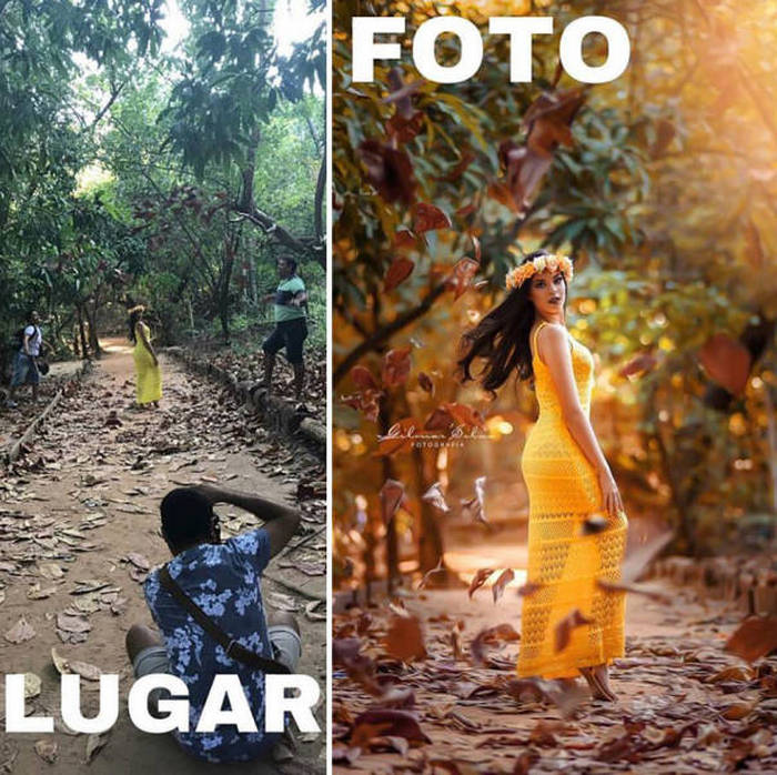 Há uma grande diferença entre uma foto e um lugar onde ela foi tirada (46 fotos) 42