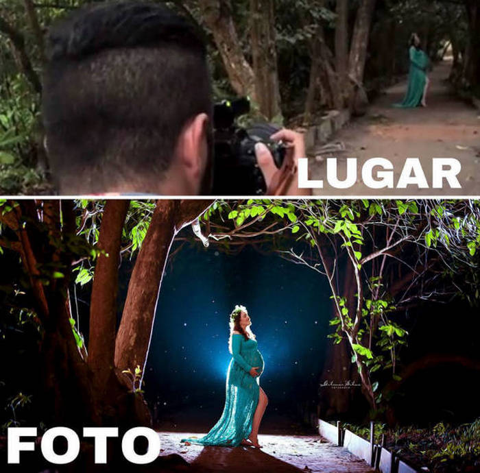 Há uma grande diferença entre uma foto e um lugar onde ela foi tirada (46 fotos) 44