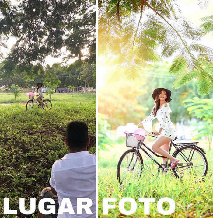 Há uma grande diferença entre uma foto e um lugar onde ela foi tirada (46 fotos) 45