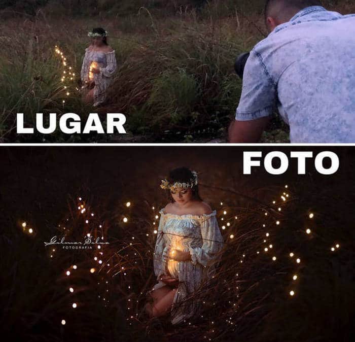 Há uma grande diferença entre uma foto e um lugar onde ela foi tirada (46 fotos) 46