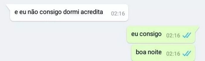 Quando você não consegue dormir.