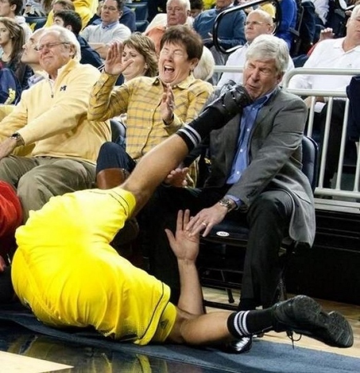 Nós não temos certeza de quem se sente mais desajeitado