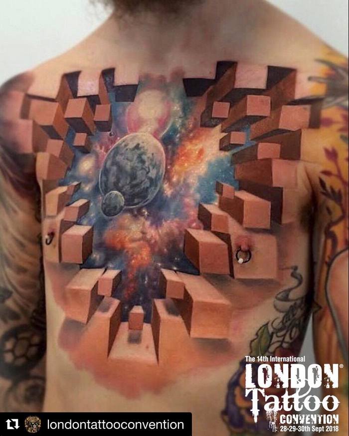 Tatuagens 3D abrem a porta para um mundo mágico 3