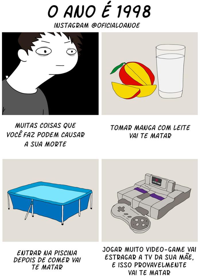 25 tirinhas da página O Ano é 1