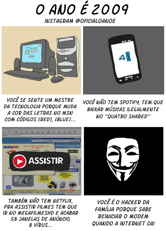 25 tirinhas da página O Ano é 3