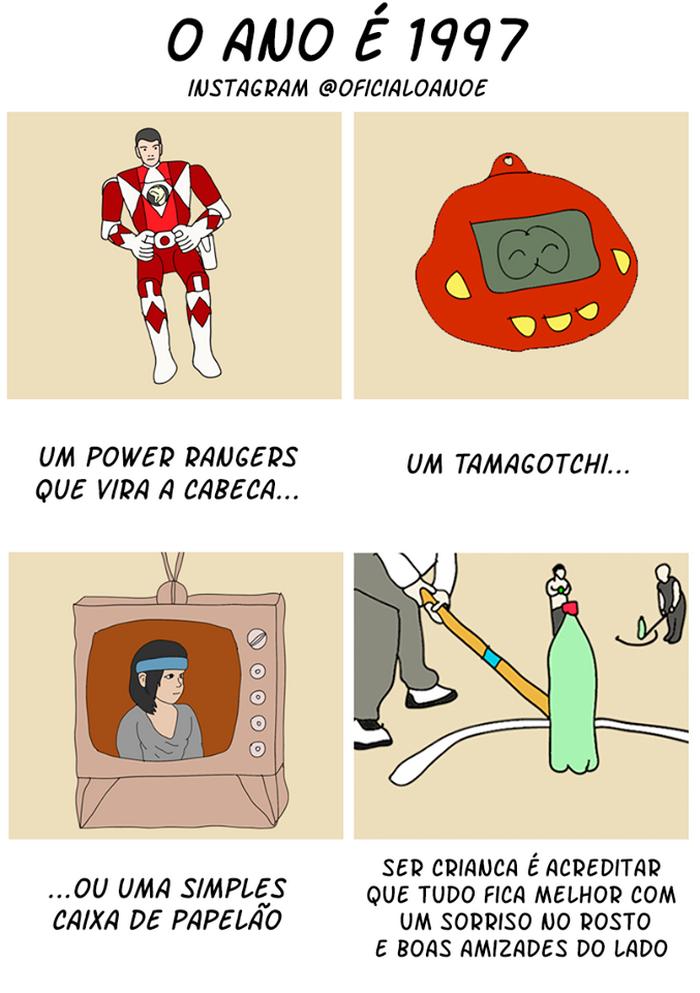 25 tirinhas da página O Ano é 5