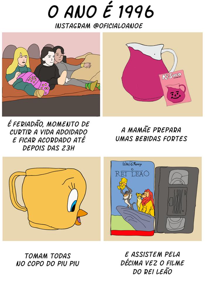 25 tirinhas da página O Ano é 7