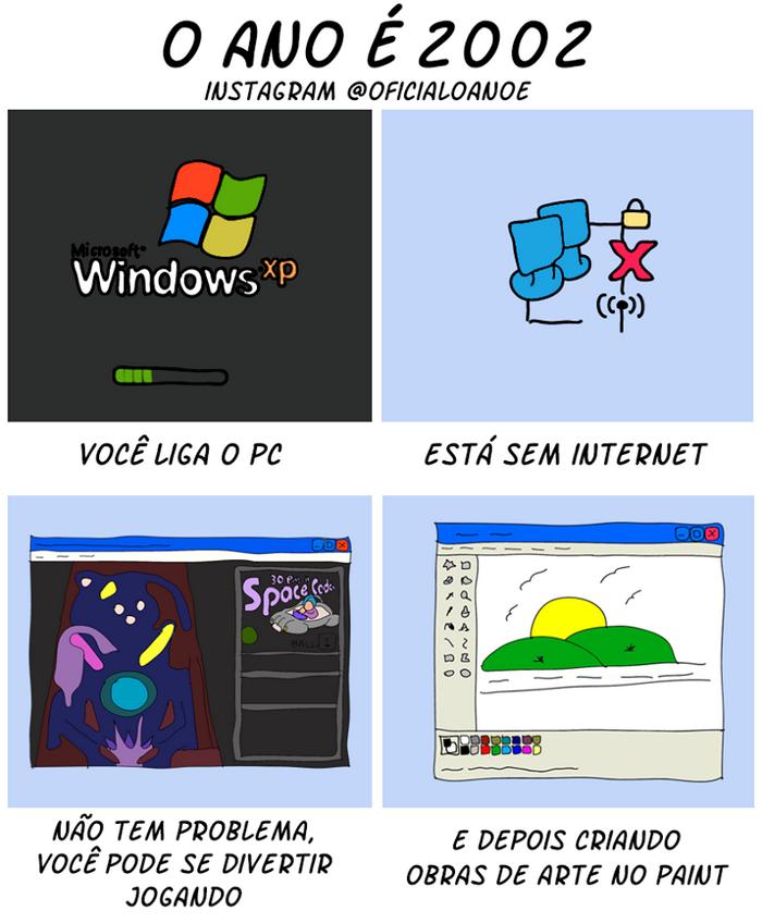 25 tirinhas da página O Ano é 9