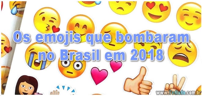 Os emojis que bombaram no Brasil em 2018