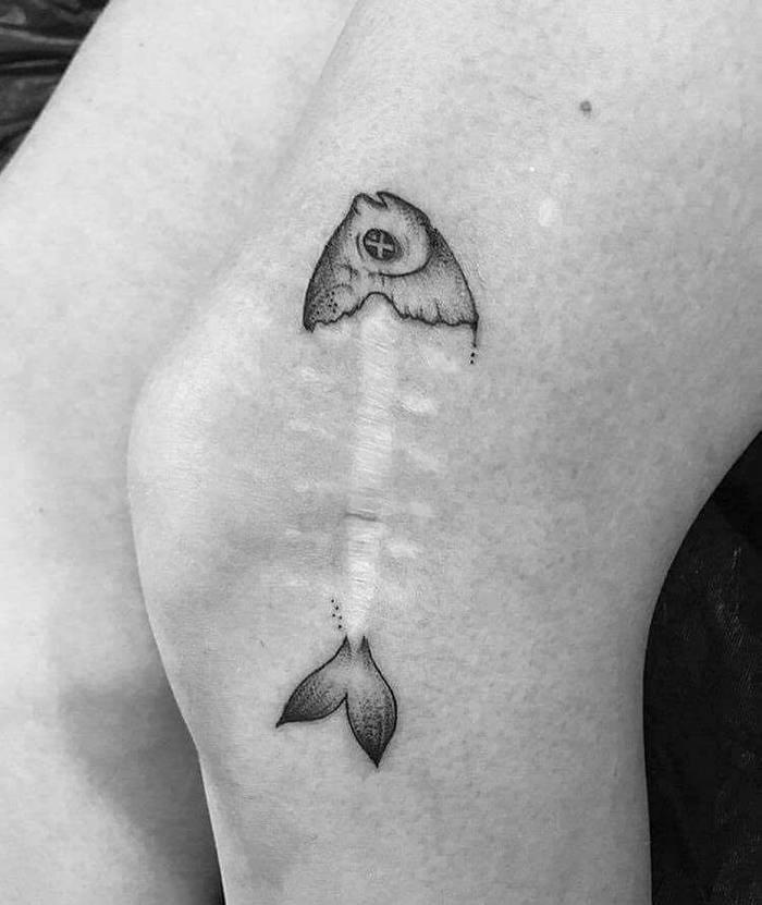 20 fantásticas tatuagens que fazem marcas de nascença e cicatrizes ficarem vivas 4