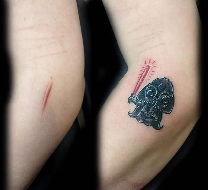20 fantásticas tatuagens que fazem marcas de nascença e cicatrizes ficarem vivas 18