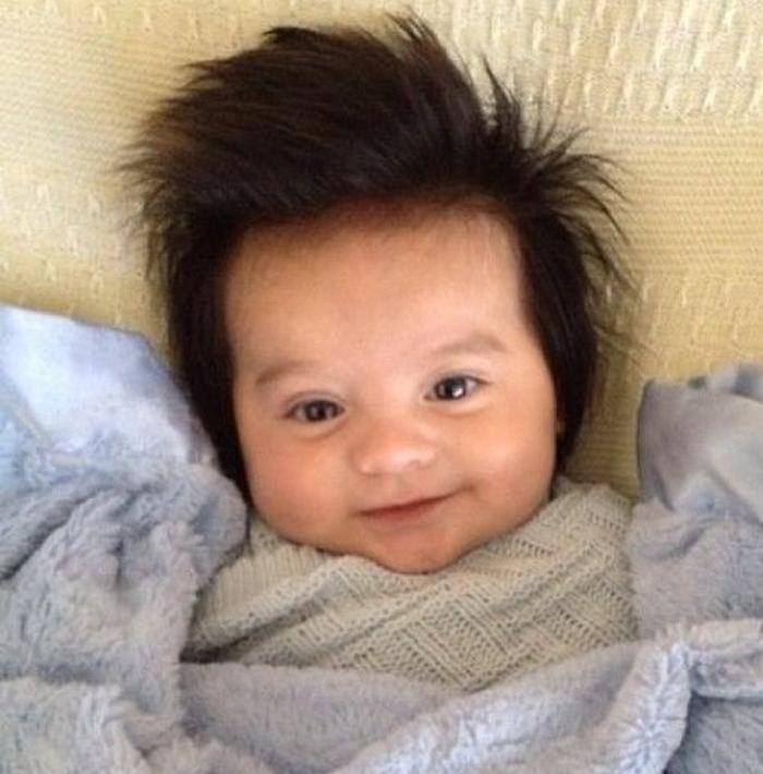 17 fotos de bebês cabeludos e enlouquecem a Internet 2