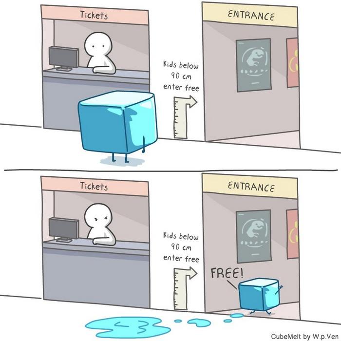 Uma história em quadrinhos sobre um cubo de gelo (36 fotos) 8