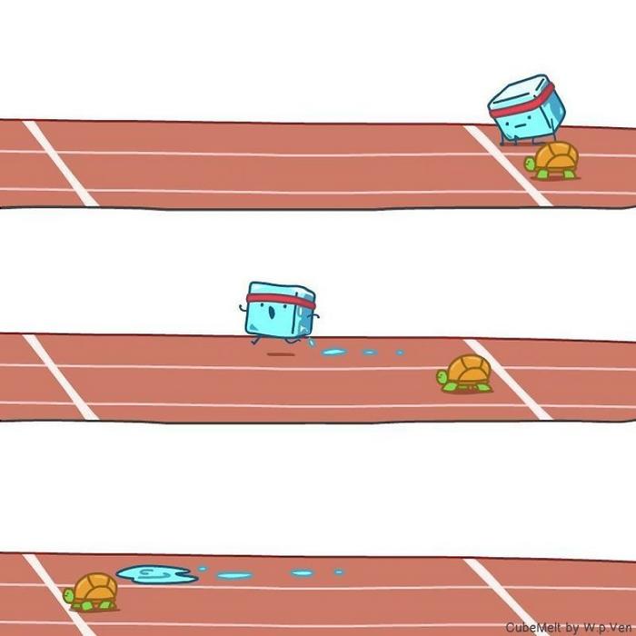 Uma história em quadrinhos sobre um cubo de gelo (36 fotos) 11