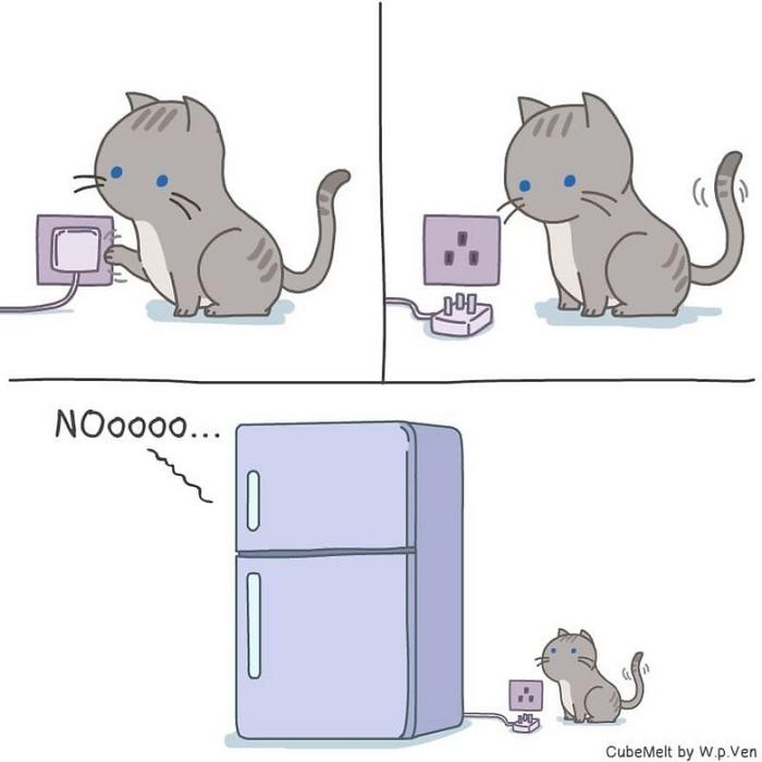 Uma história em quadrinhos sobre um cubo de gelo (36 fotos) 20