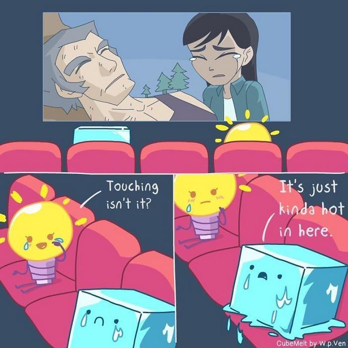 Uma história em quadrinhos sobre um cubo de gelo (36 fotos) 27