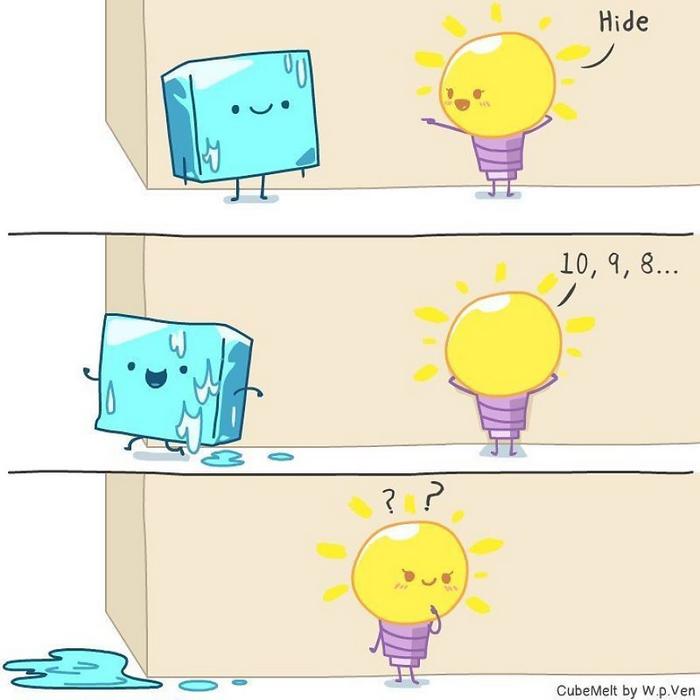 Uma história em quadrinhos sobre um cubo de gelo (36 fotos) 30