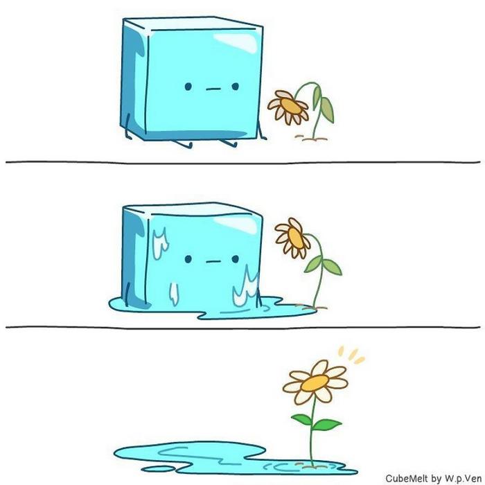 Uma história em quadrinhos sobre um cubo de gelo (36 fotos) 31