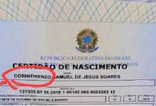 Fanático pelo Timão, pai batiza o filho de Corinthienzo