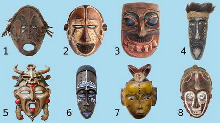 Descubra que tipo de pessoa você é, escolha uma máscara tribal 2