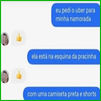 Como chamar um Uber para sua namorada