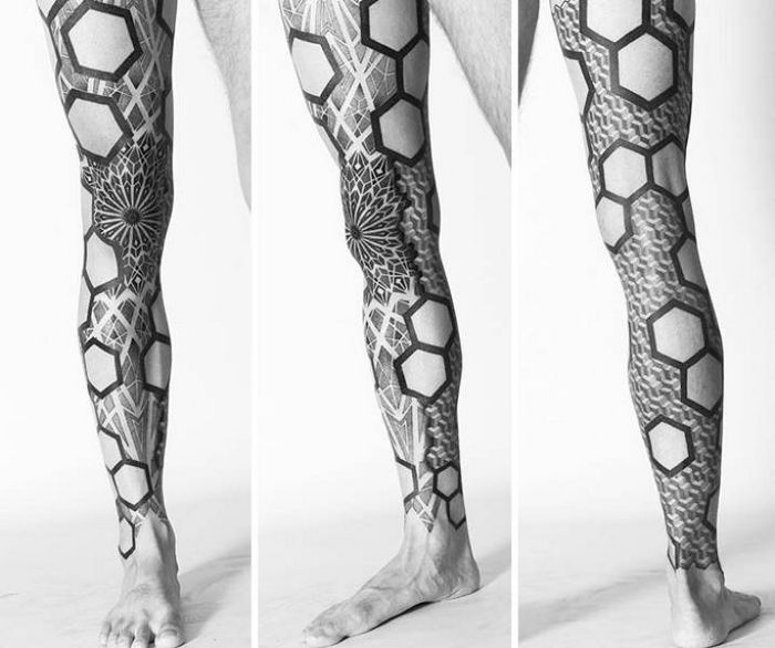 Algumas das mais incríveis tatuagens de pernas (43 fotos) 6