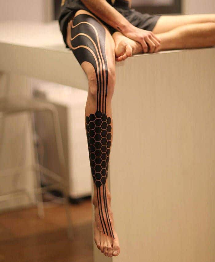 Algumas das mais incríveis tatuagens de pernas (43 fotos) 31