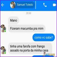 O que faz com macumba na frente de casa