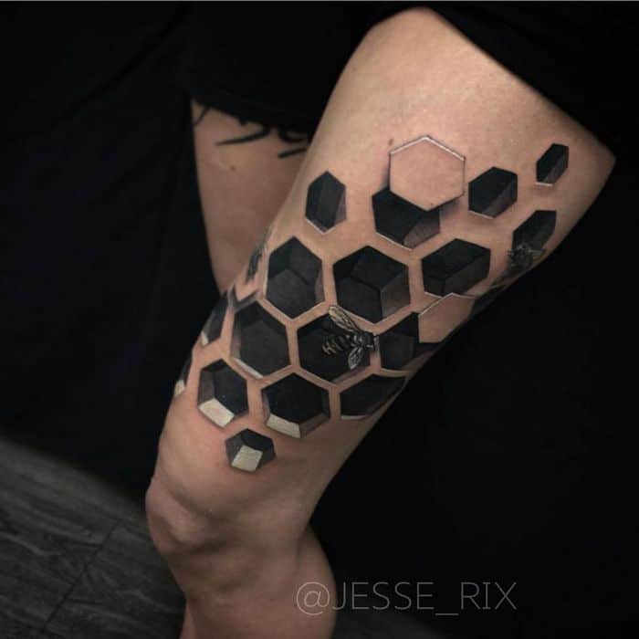 20 tatuagens 3D realísticas somente o mais bravo se atreveria a fazer 9