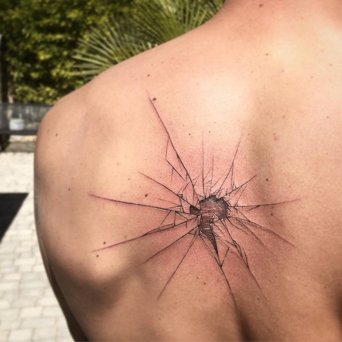 20 tatuagens 3D realísticas somente o mais bravo se atreveria a fazer 15