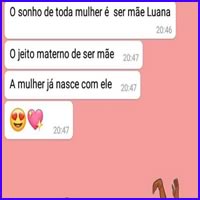 Eu e minha tia conversando no zap