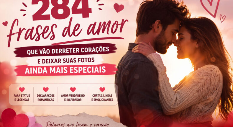 284 frases de amor que vão derreter corações e deixar suas fotos ainda mais especiais