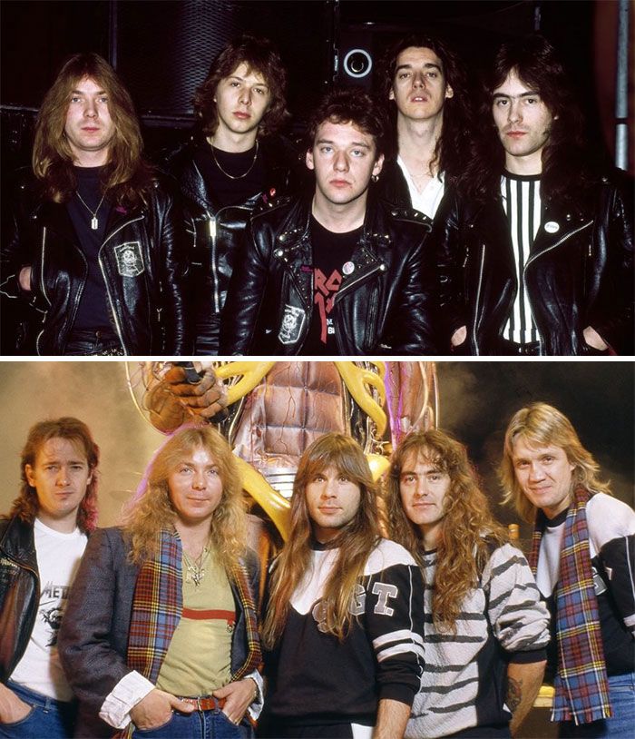 19 fotos de bandas lendárias no início e depois que ficaram famosas 12