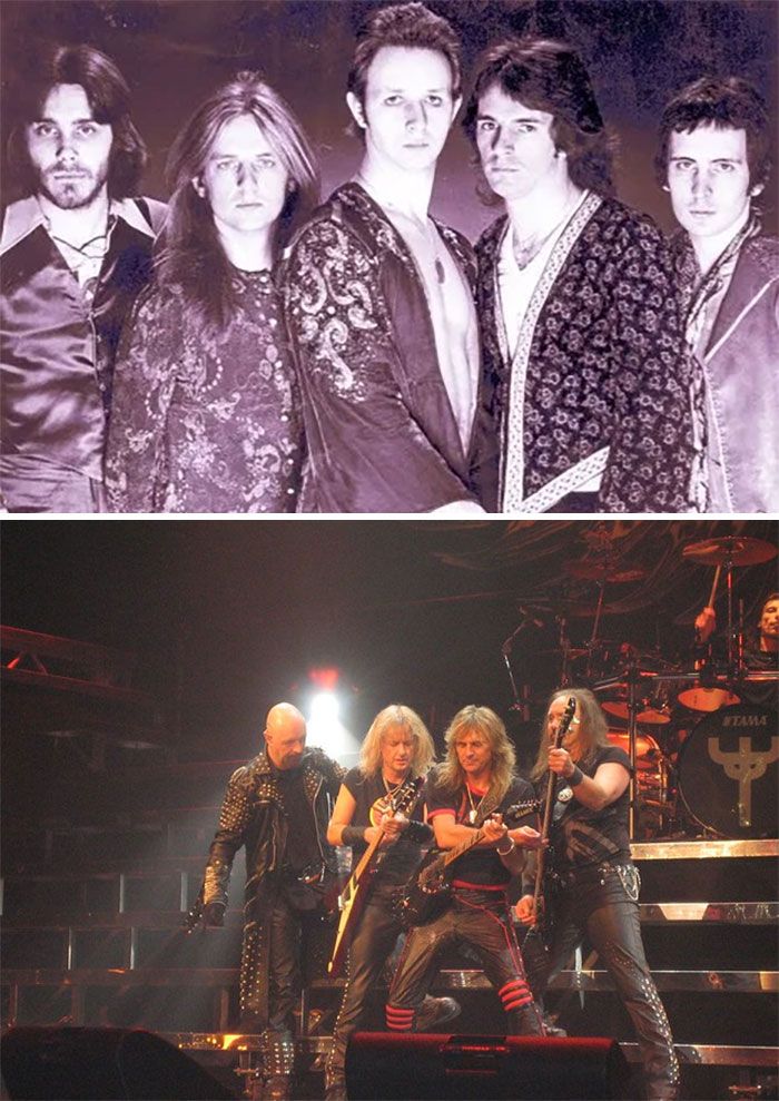 19 fotos de bandas lendárias no início e depois que ficaram famosas 18