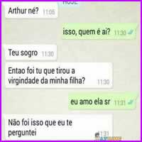 Primeira conversa e a ultima com o sogro Primeira conversa e a ultima com o sogro