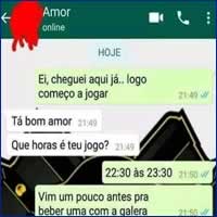 Quando você manda mensagem na para a pessoa errada