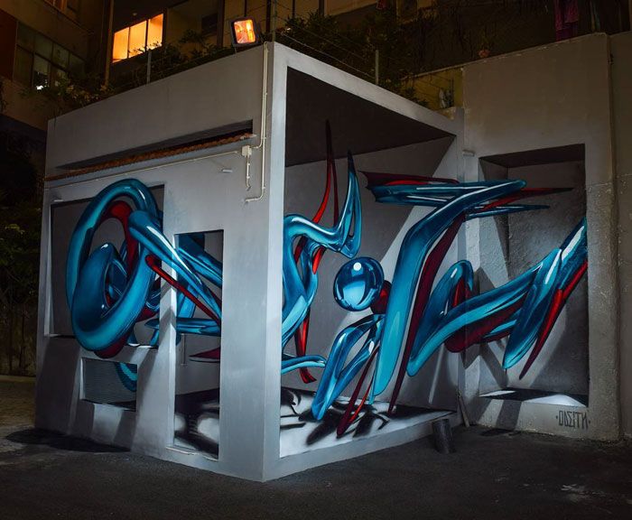 20 arte de rua 3D de cair o queixo por Odeith 23