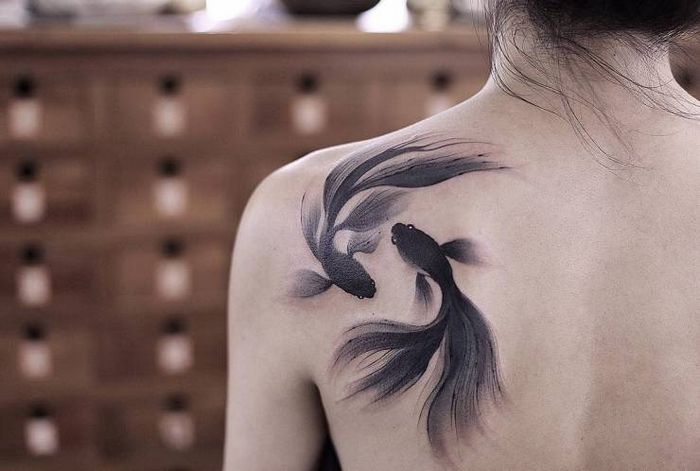 32 ideias de tatuagens estilo aquarela 4