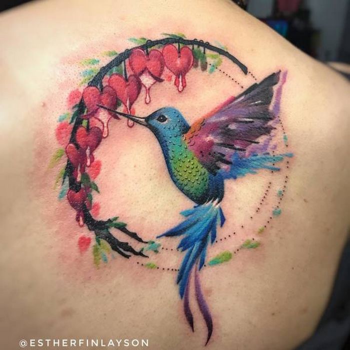 32 ideias de tatuagens estilo aquarela 7