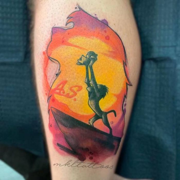 32 ideias de tatuagens estilo aquarela 9